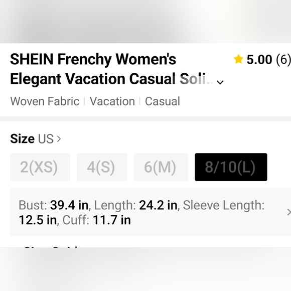 New Cream Eyelet Blouse Top, Open Tie Back, Quality Material - Picture 7 of 13